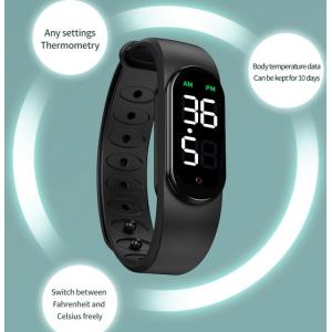 Blood Oxygen Temperature Monitor Bluetooth Smart Bracelet Watch