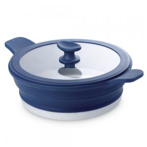 China Customized Silicone Cooking Pot Collapsible Silicone Cookware Camping supplier