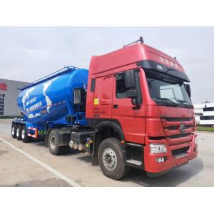 China 60 Tons Bulk Cement Tanker , Cement Tanker Truck 3 Axles With Wechai Motor supplier