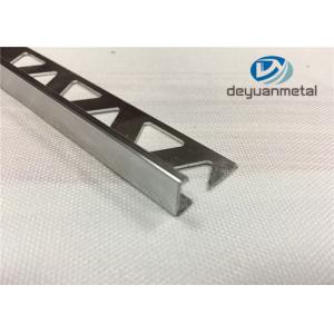 Bright Silver Aluminium Trim Profiles With Triangle Punched