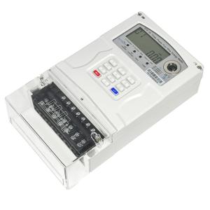 China Reactivity Class 2.0 Smart Prepaid Electricity Meter with 10A Basic Current and 400imp/kWh Active Energy Constant wholesale