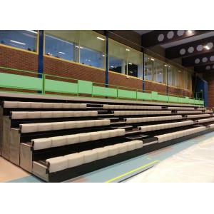 China Telescopic Stadium Seating Systems Custom Color With Recessed Platform supplier