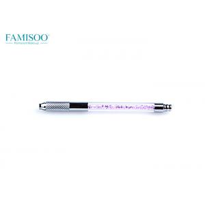Permanent Makeup Eyebrow Embroidery Pen , SS Manual Microblading Pen