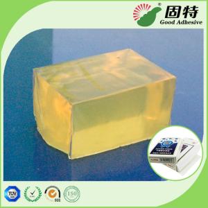 China 主に演劇のカード箱および茶箱のような箱のシーリングに使用する熱い溶解の粘着剤 wholesale