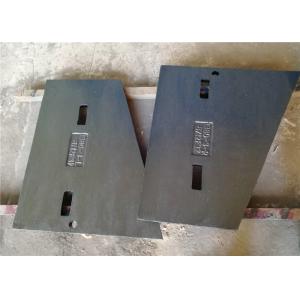 Manganese Steel Liner Plate Metal Casting Parts Sand Casting Process For Crushers