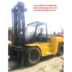 China Japan second hand Komatsu 15ton forklift , FD150E-7 15t capacity forklift for sale supplier