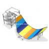 China Swing Wave Slide Fiberglass Water Slides Amusement Park Equipment 11m Height for Aqua Park wholesale