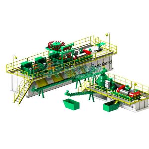 Onshore Mud Circulation System In Drilling , Environmental Friendly Drilling Mud Treatment