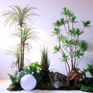 Silk Large Capacity Artificial Potted Floor Plants For Wedding And Home Decoration