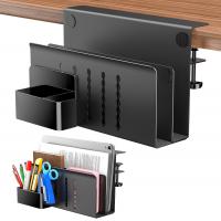 China Metal Under Desk Laptop Organizer No. of Tiers Laptop Stand Tablet iPad books Holder on sale
