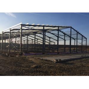 China Prefabricated Steel Frame Buildings / Metal Building Frame Structure Warehouse supplier