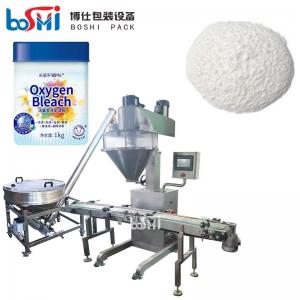 China Multifunction Semi Automatic Bottle Filling Machine For Washing Powder Laundry Powder supplier