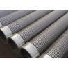 China Water Well Johnson Well Screen , Stainless Steel Wedge Wire Filter Pipe wholesale