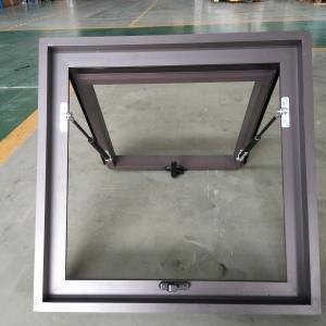 Tempered Glass Aluminum Color Top Hung Window Awning Design Skylights