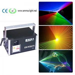 China Mini housing 5w rgb laser light ,ILDA 5 watt RGB laser projector, 5000mw full color laser supplier