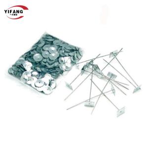 China Metal Self Adhesive Hvac System Insulation Stick Pins 30mm Length supplier