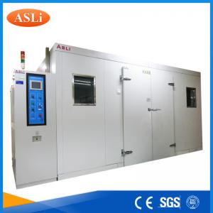 China Touch Screen Programmable Walk In Stability Chamber 3rd Party Calibrated SGS Stainless Steel supplier
