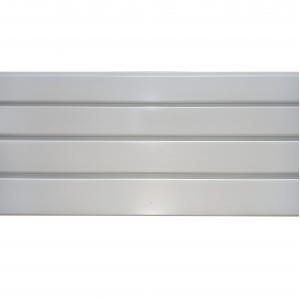China PVC Slatwall Panels White Grey Black Color For Garage Wall Display 4ft 8ft supplier
