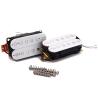 China Zebra Tone Warm Humbucker Pickup Set with Adjustable Pole Spacing for Guitar Tone Enhancement wholesale