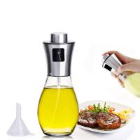 China Kitchen Cooking Glass Olive Oil Spray Bottle 200ml Borosilicate Type on sale