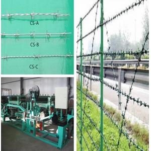 Automatic Barbed Wire Making Machine 1.6mm 2.8mm Double / Single Twist