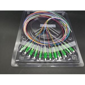 LC APC Connector Fiber Optic Cable 12 Colors Pigtails SM G657A1 LSZH Blister Box