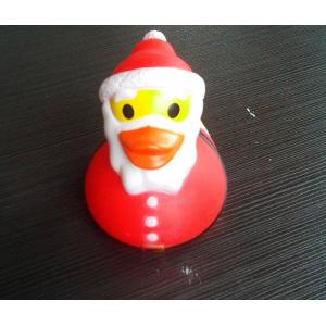 China PVC Floating Personalised Santa Rubber Duck / Snowman Shaped Kids Gift supplier