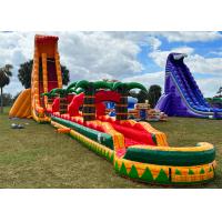 China Huge Inflatable Water Slide PVC Inflatable Pool Water Slide For Rent on sale