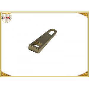 China Custom Metal Zipper Slider Replacement Parts For Luggage / Purse / Backpack / Coat supplier