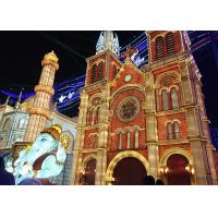 China Normal European Architecture Fabric Chinese Lanterns Culture Display Commercial Plaza on sale