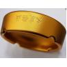 China Custom Golden Anodized CNC Machining Parts Aluminum Ashtray Commodity wholesale