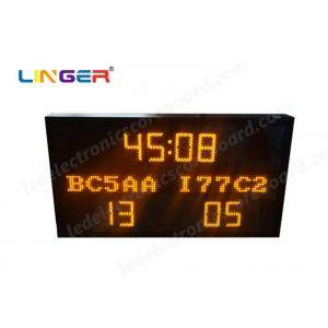 China Multi Functional Led Electronic Scoreboard Football With Iron / Steel Frame supplier