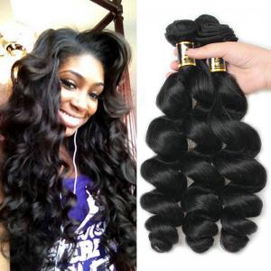 China Durable Healthy No Split End Indian Human Hair Weave For Black Women supplier