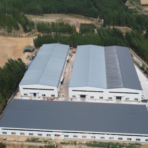China Prefab Steel Structure Warehouse with H Beams and C/Z Purlins wholesale