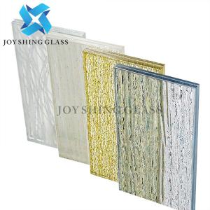 Custom Laminated Wired Glass Pattern Wall Art Decoration Glass