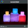 China Remote Control Rgb Color Changing Battery Rechargeable Plastic Illuminated Cube Light wholesale
