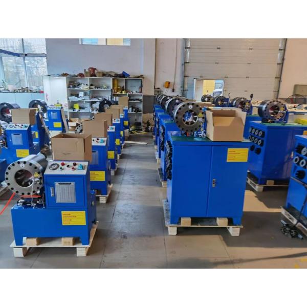 High-Pressure Electric Hydraulic Hose Crimping Machine 31.5mpa Productivity 200 Pcs/h