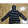 China Ladies Long Black Puffa Coats For Womens Long Padded Jacket With Fur Hood wholesale