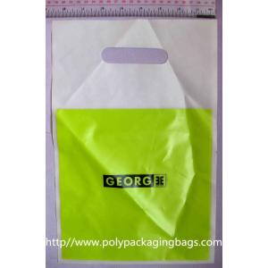 Customized Plastic Die Cut Handle Bags Promotional Carrier Bags