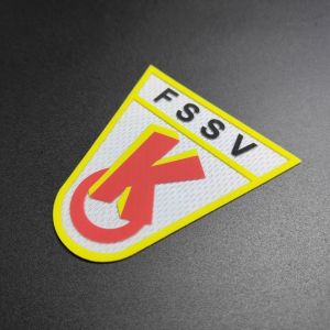 Custom Embroidered Football Patches Decorative Iron On Patches 5m - 7cm