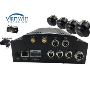 BUS CCTV System MDVR G-Sensor GPS WIFI 3G 4CH HDD / SD Card Recorder for Car