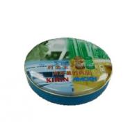 China Mould Existing Round Tin Cans Cork Placemats Eco - Friendly With Custom Brand Logo on sale