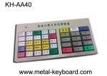 IP65 Waterproof o teclado de aço inoxidável com 40 chaves para a máquina do quiosque do pedágio da estrada
