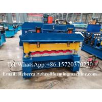 China Yaskawa Tile Sheet Roll Forming Machine Steel Foot Sheet Maker 0.3-0.8Mm 2-4M/Min on sale