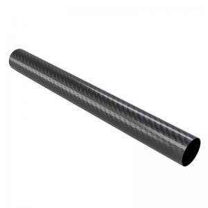 High Modulus UV Resistant Ultra Lightweight 3K CF Tubes 1000mm