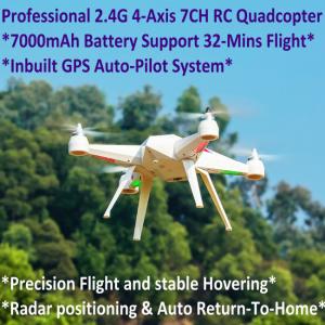 China 2.4G 7CH Headless Predator RC Quadcopter Drone 32-Mins Flight & Inbuilt GPS One-Key Return supplier