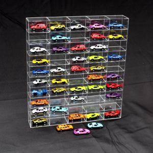 China Plexiglass Nail Acrylic Showcase Custom 4-Tier Wall Mount Table Model Car Toy supplier