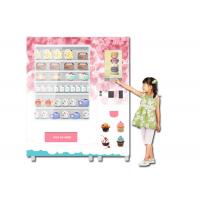 China Refrigerated Cooling Food Vending Machine , Healthy Meal Vending Machine With Microwave on sale