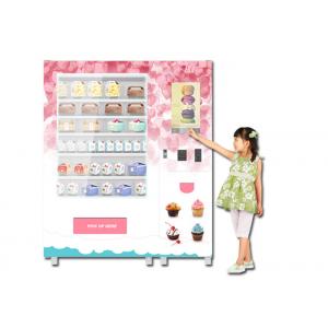 Refrigerated Cooling Food Vending Machine , Healthy Meal Vending Machine With Microwave