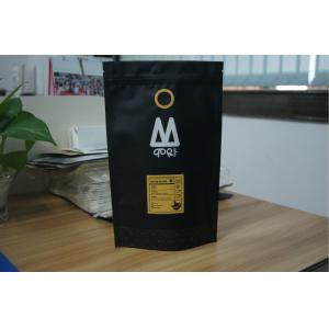 Laminated Matte Black Tea Bags Packaging Aluminum Foil Coffee Bags